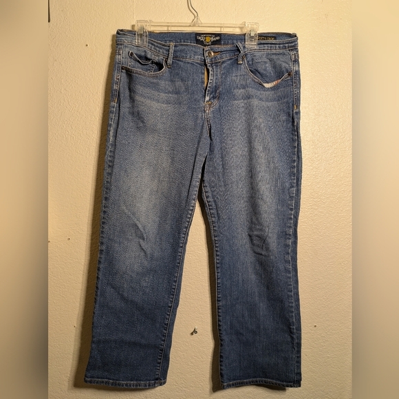 lucky Brand Women's Blue Jeans Seeet & Crop Size 14/32 Pre-owned - Picture 1 of 8